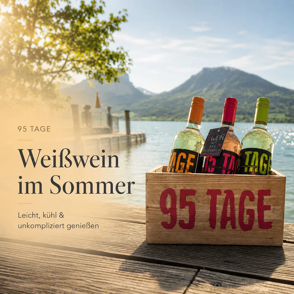 Heiße Tage mit kühlen Weinen von 95Tage am Wolfgangsee