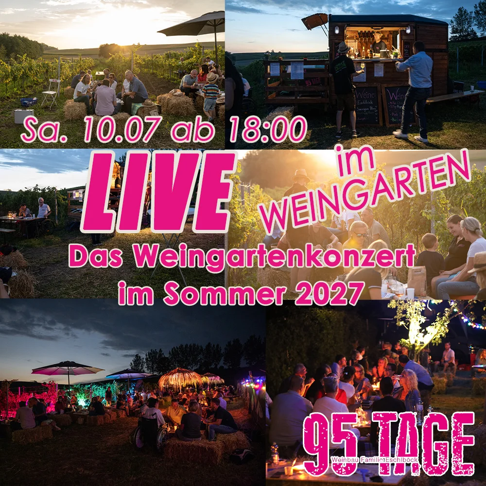 Live-Musik bei 95 Tage Eventlocation im Weingarten