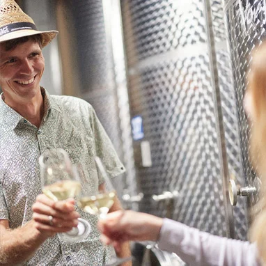 Verkostung der hauseigenen Weine der Linien 95Tage und Der Eschlböck 