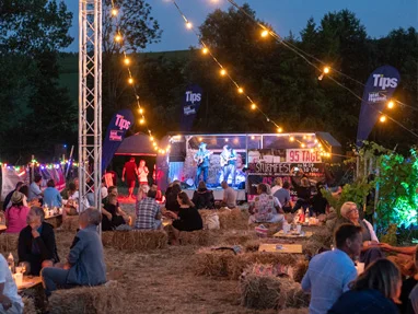 Veranstaltungern im Weingarten von 95tage Wienbau Eschlböck in Gumpolding