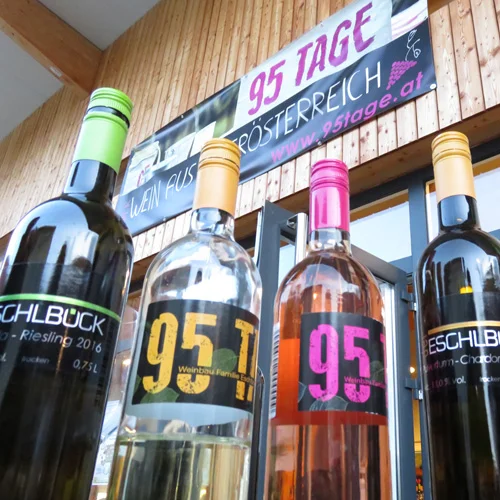 Weine der Linien 95Tage und Der Eschlböck aus Oberösterreich