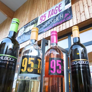 Weine der Linien 95Tage und Der Eschlböck aus Oberösterreich